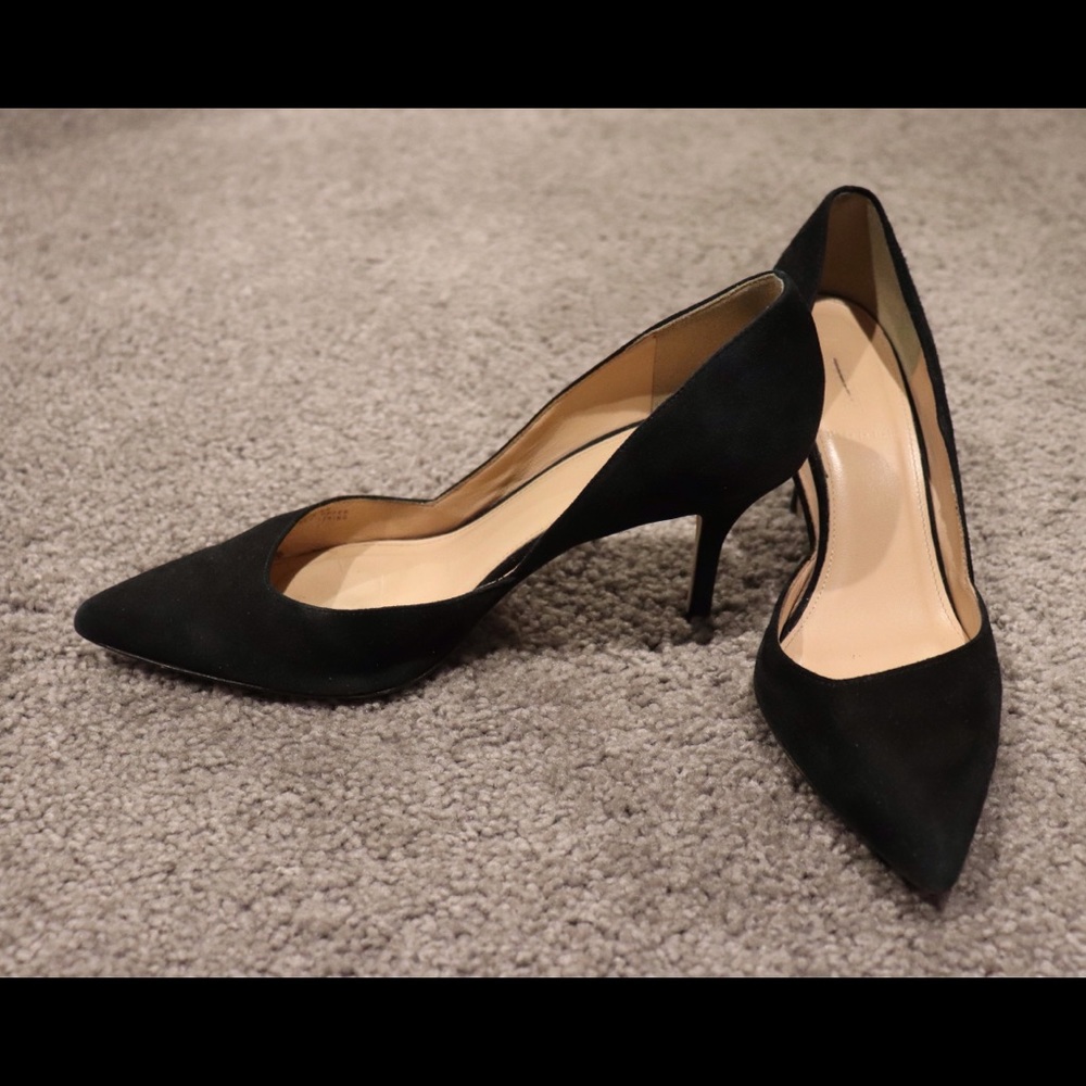J.Crew Collete Suede D’Orsay Pumps
